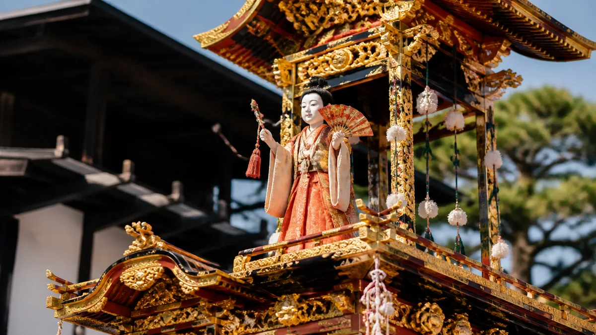 春の山王祭ならではの見どころ|3つのからくり奉納と華やかな御巡幸の解説画像