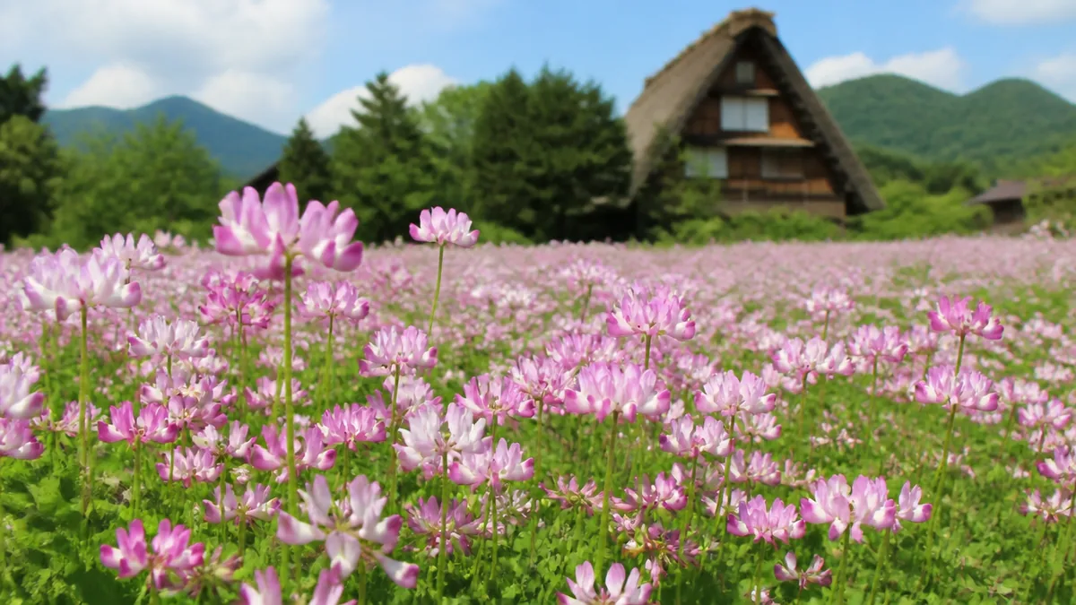 岐阜県の花「レンゲソウ」はなぜ県花に選ばれた?|種子の主産地という意外な歴史の解説画像