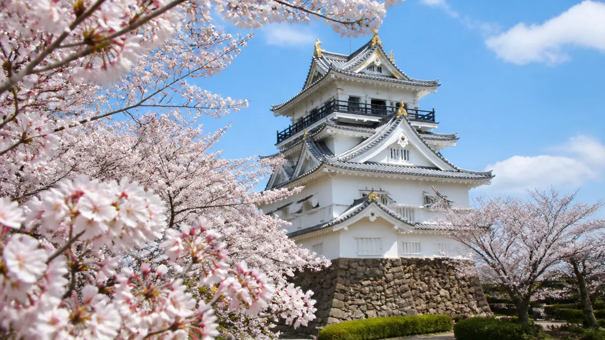 一夜城は岐阜のどこにある？｜秀吉の出世伝説と桜800本の絶景を味わう完全ガイドのアイキャッチ画像