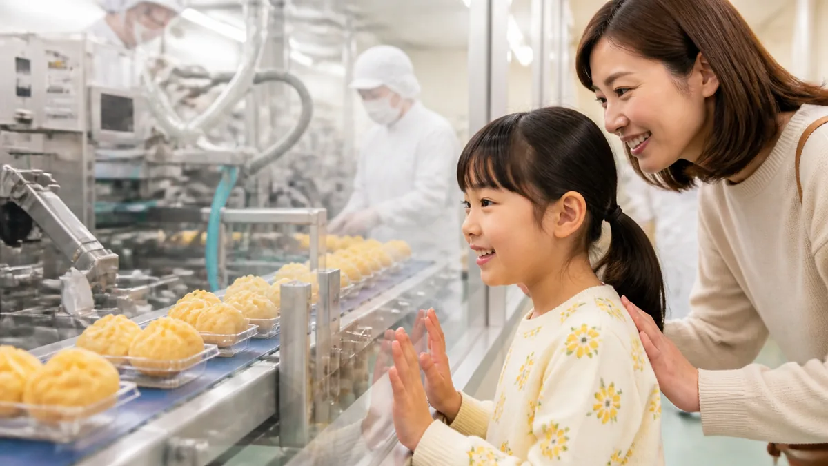 岐阜の工場見学はなぜ家族旅行で外さないのか｜無料・雨の日OK・試食つきの3拍子の解説画像