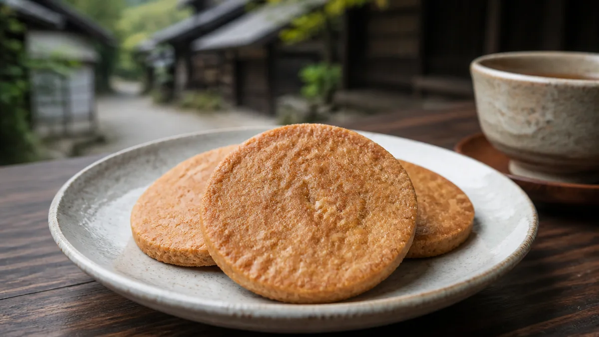 飛騨のお菓子土産は素朴さが魅力｜井之廣の味噌煎餅の解説画像