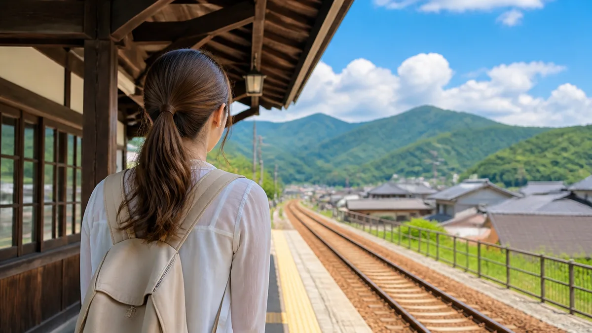 飛騨古川駅に降り立つと映画の1カットに入り込むの解説画像