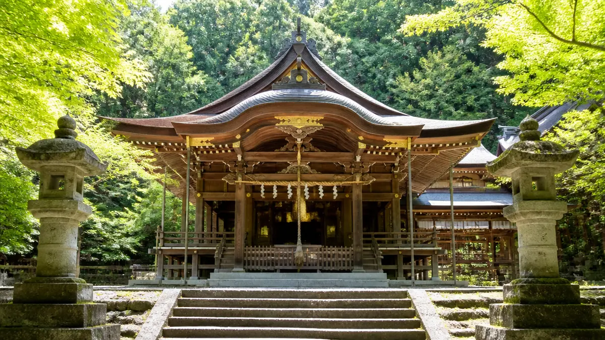 金華山のふもと最古の宮|伊奈波神社の見どころの解説画像