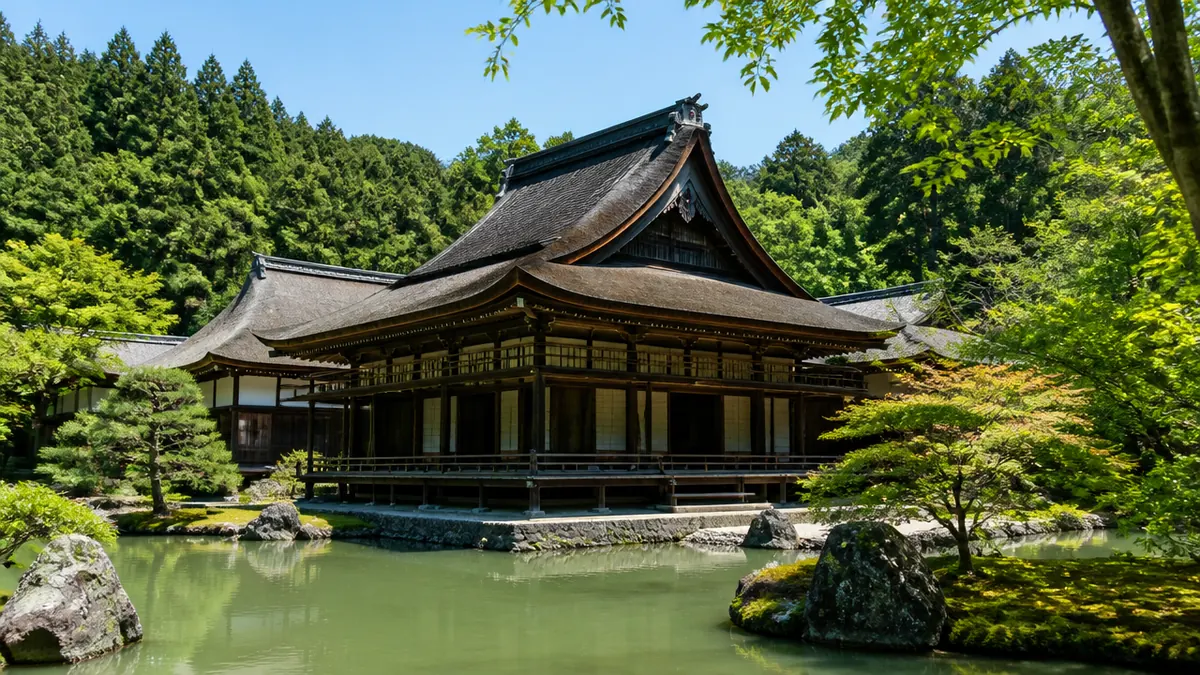 虎渓山永保寺とは?700年前に夢窓疎石が開いた国宝二棟の禅寺の解説画像