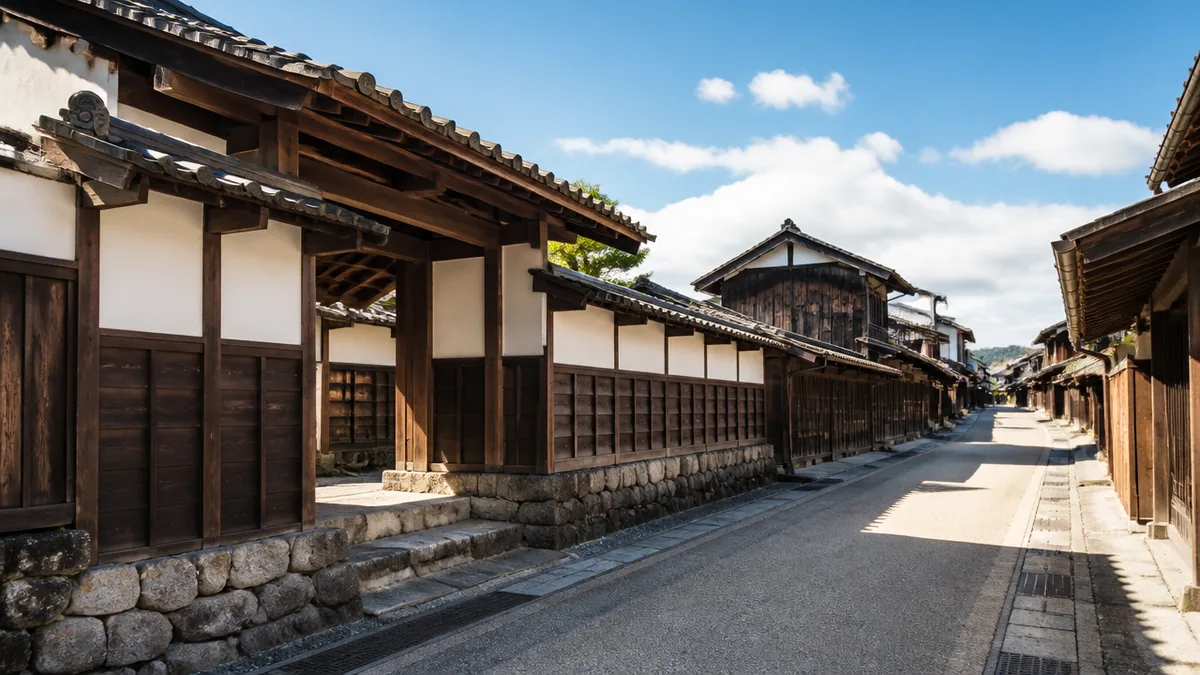 桝形6か所が残るのは大井宿だけ？｜恵那で味わう宿場の防御美の解説画像
