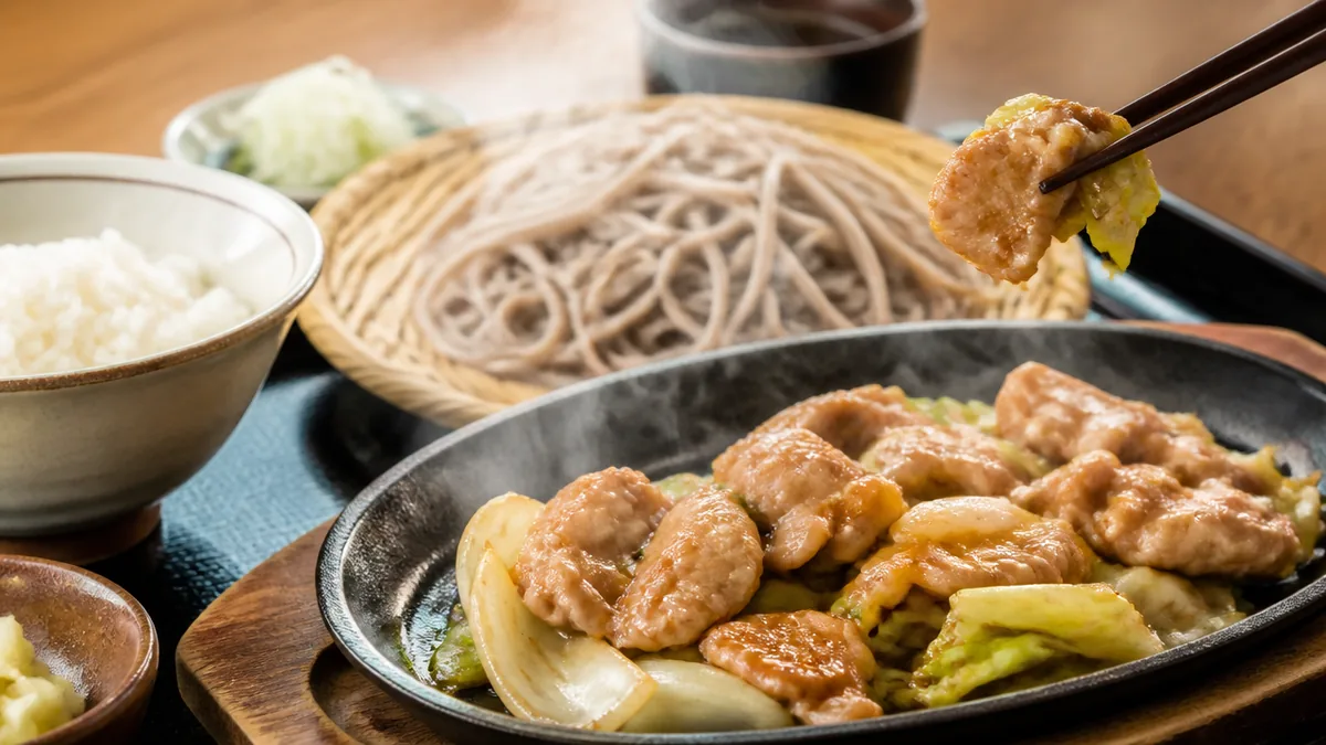 鶏ちゃんと二八蕎麦、どちらを頼むのが正解？の解説画像
