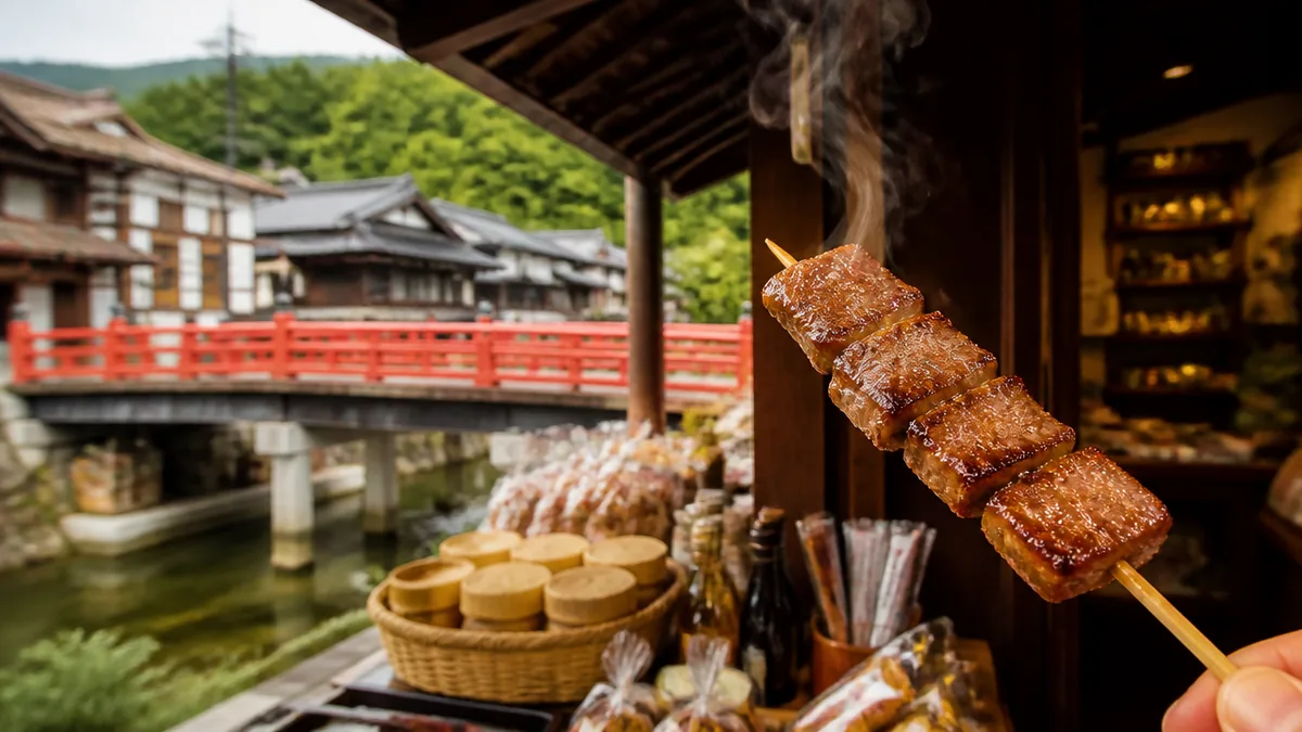 おみやげ処 角桑ってどんな店?|中橋のたもとで飛騨みやげが一度に揃う理由の解説画像