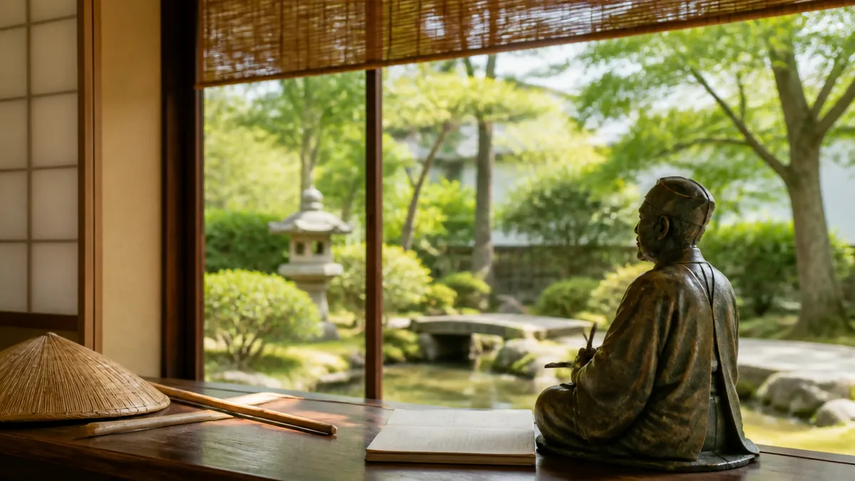 芭蕉が旅を終えた場所に立つ｜奥の細道むすびの地記念館の歩き方の解説画像