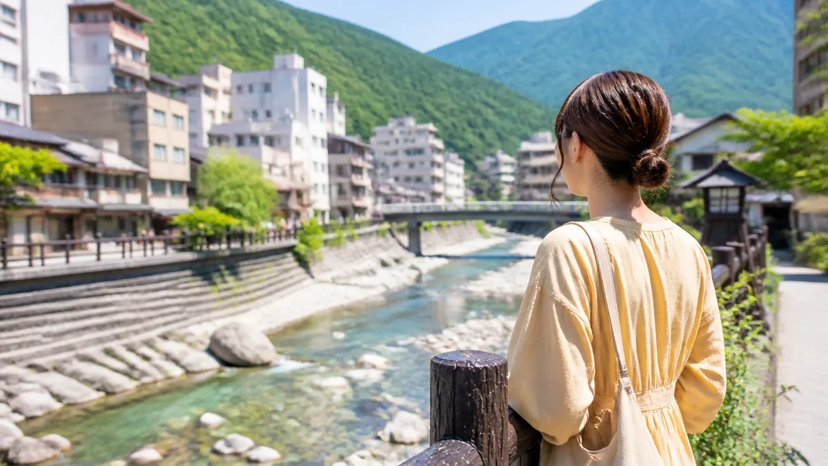 下呂温泉の街はどれくらいの広さ？歩いて回れる範囲を先に押さえるの解説画像