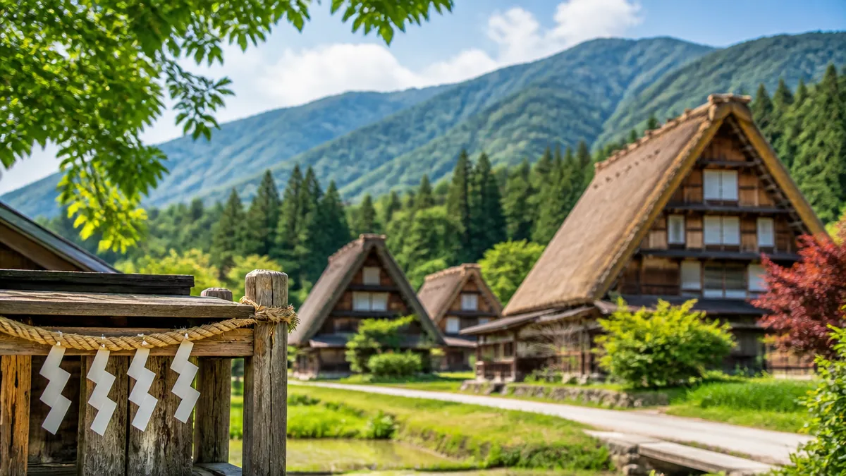 白川郷がひぐらしの「雛見沢村」と呼ばれる理由の解説画像
