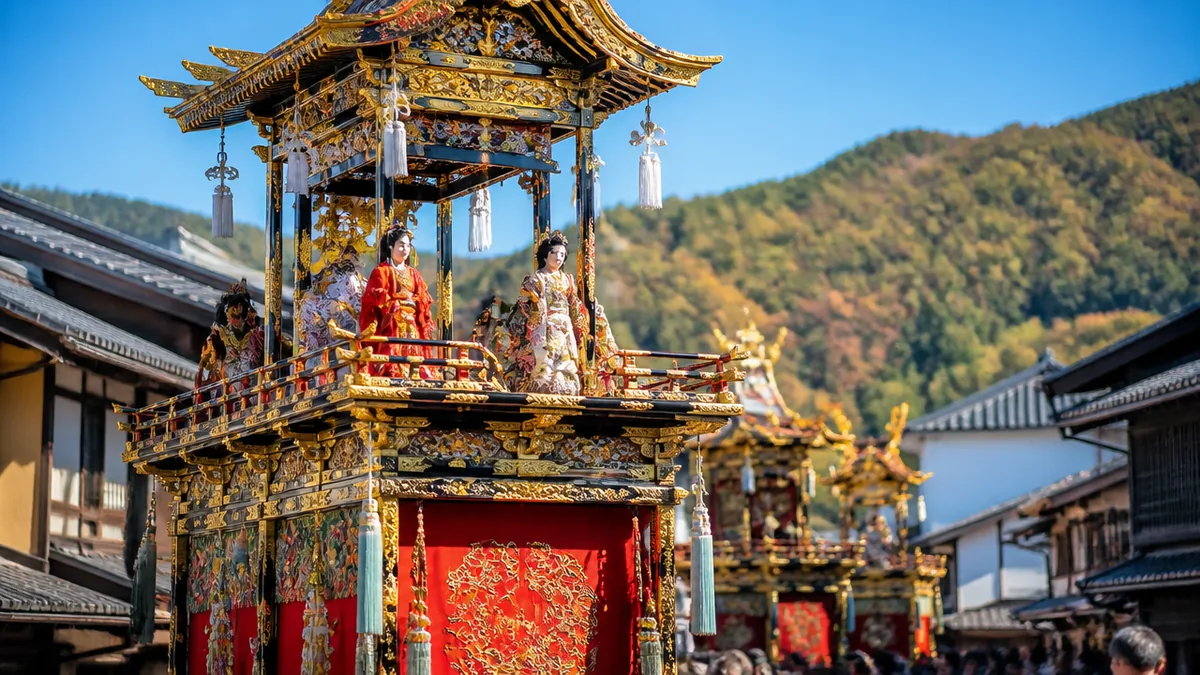 岐阜県祭りの年間カレンダー｜ユネスコ登録の屋台祭から10月の秋祭りまでのアイキャッチ画像
