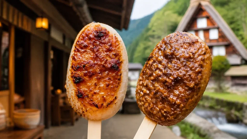 五平餅岐阜の食べ歩きガイド｜えごま・クルミ・味噌の3系統と250円の町家名物のアイキャッチ画像