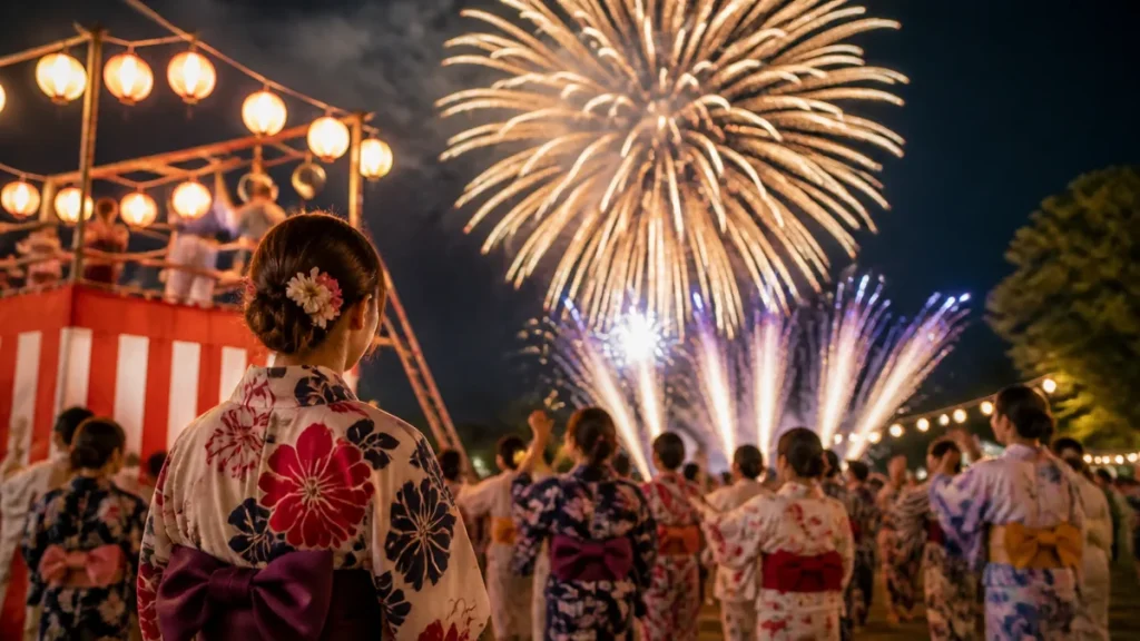 可児市夏祭りの楽しみ方｜40周年の噴き上げ花火と駐車場3か所を地元目線で解説のアイキャッチ画像