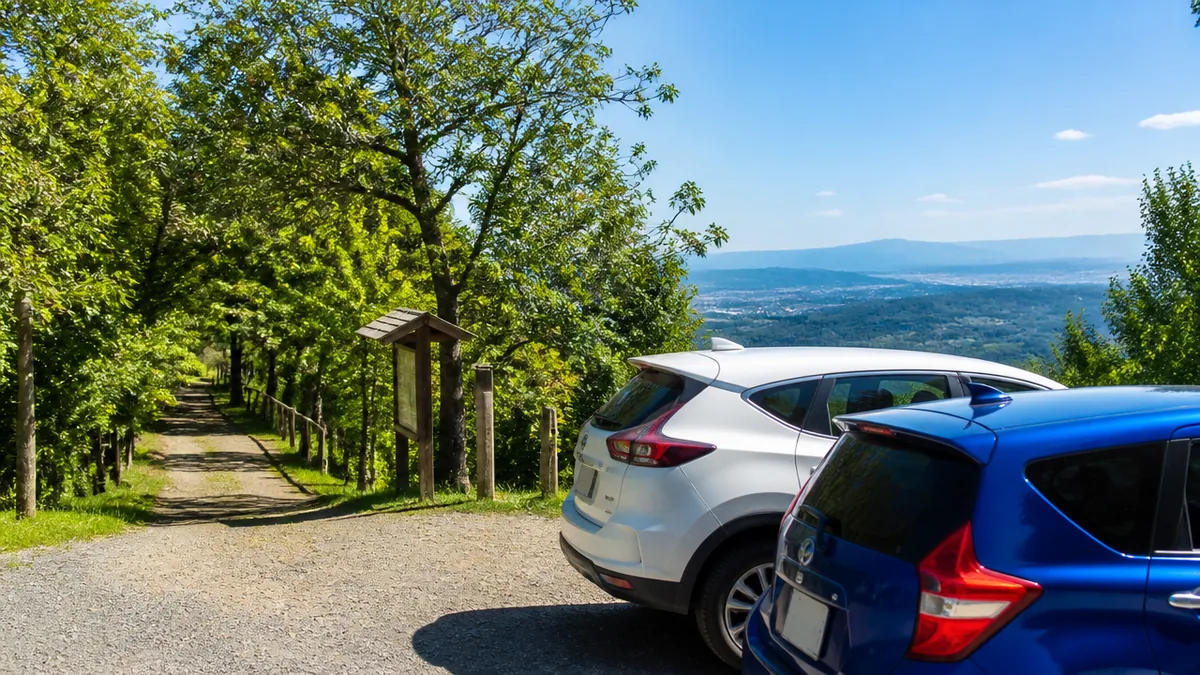 車と電車、どちらで行く？登山口と駐車場のリアルの解説画像