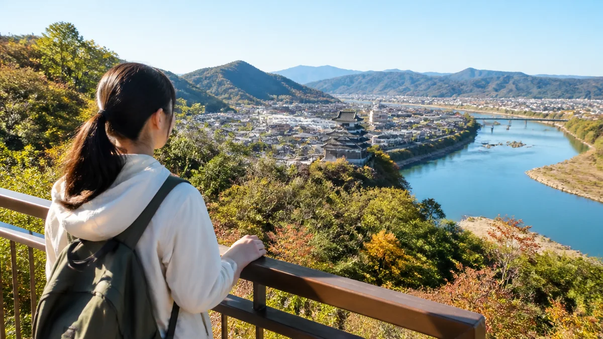 う ぬ ま の森 展望台から何が見える？木曽川と犬山城を見下ろすパノラマの解説画像